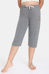 Rosaline Girls Disney Knit Cotton Capri - Anthra Melange — thumbnail 2